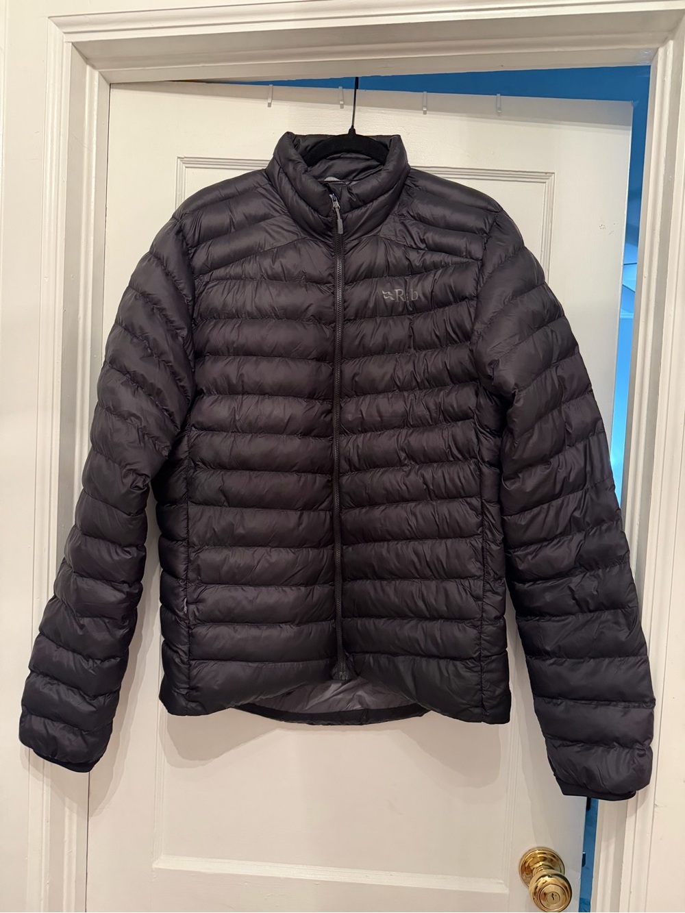 Men's Black Lightweight Quilted Puffer Jacket